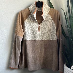 Mystree Super Soft half zip sweater